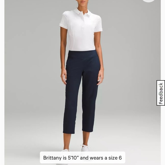 Lululemon Athletica Dark Blue Capris - Picture 3 of 10